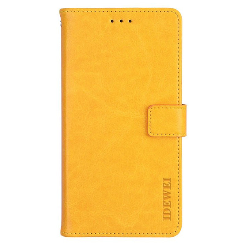 IDEWEI For Samsung Galaxy A34 5G PU Leather Flip Phone Cover Protective Case Stand Feature Crazy Horse Texture Wallet IDEWEI For Samsung Galaxy A34 5G PU Leather Flip Phone Cover Protective Case Stand Feature Crazy Horse Texture Wallet